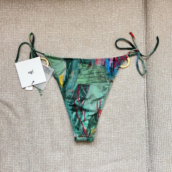 NWT Yellow The Label swim bottom - Picture 2 of 5